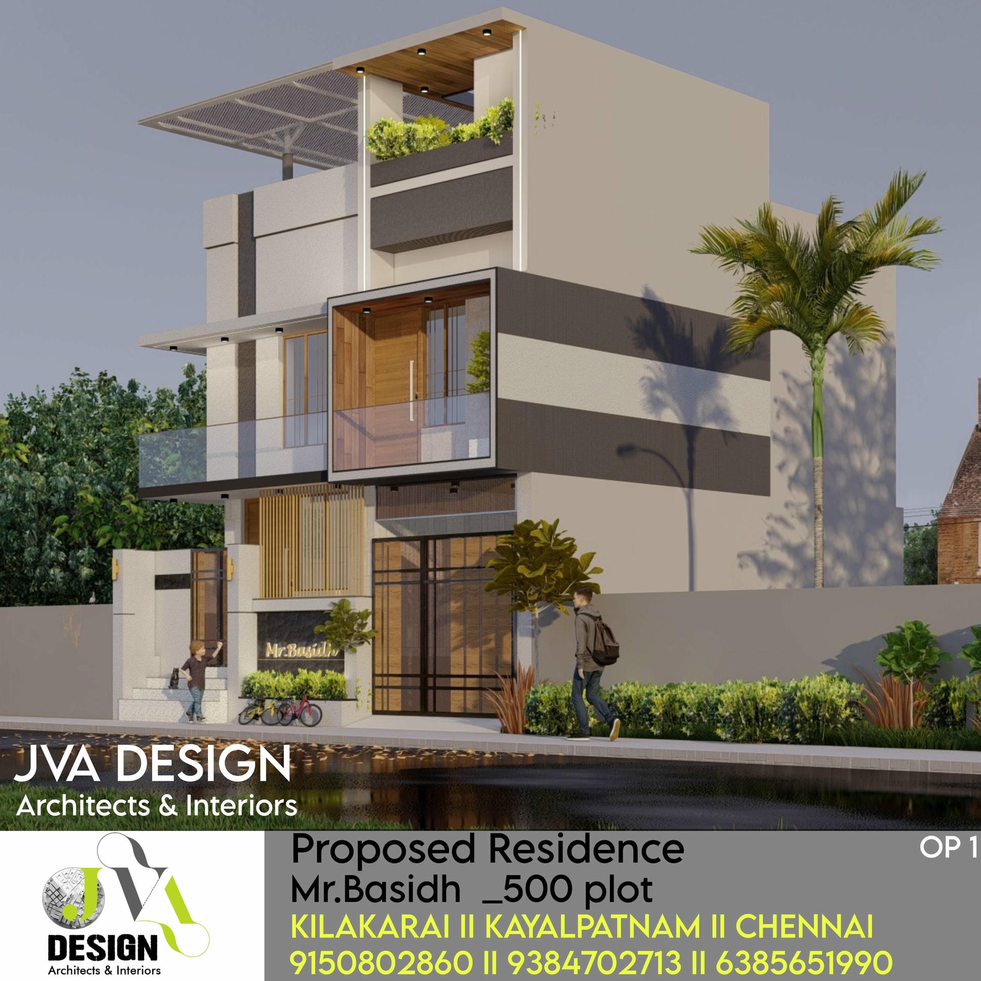 Mr. Basidh Residence (Elevation 1)